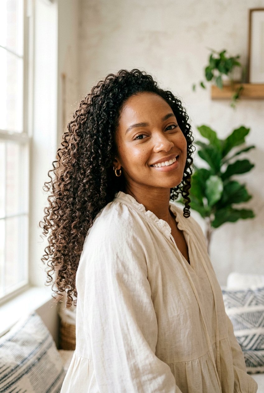 Spiral Roller Set on Natural Hair - 20 natural hair roller set styles - 20 natural hair roller set styles