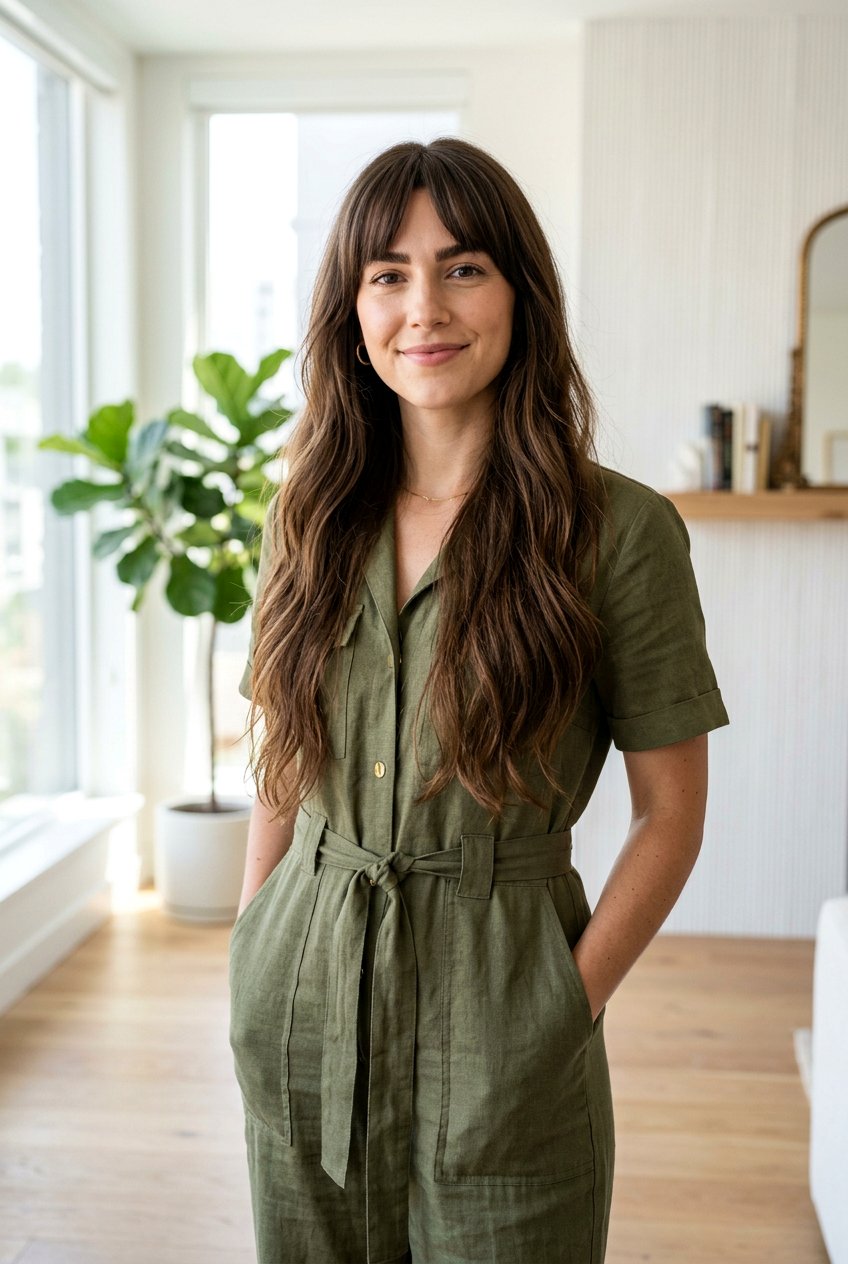 Split Bangs Long Hair - 20 face framing bangs for long hair women - 20 face framing bangs for long hair women