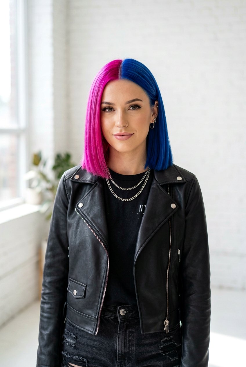 Split Dye Unicorn Hair Color - 20 unicorn hair color ideas - 20 unicorn hair color ideas