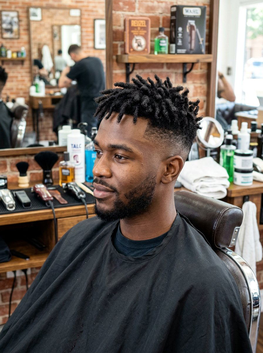 Sponge Coil Starter Locs With Fade - 20 starter locs with fade - 20 starter locs with fade