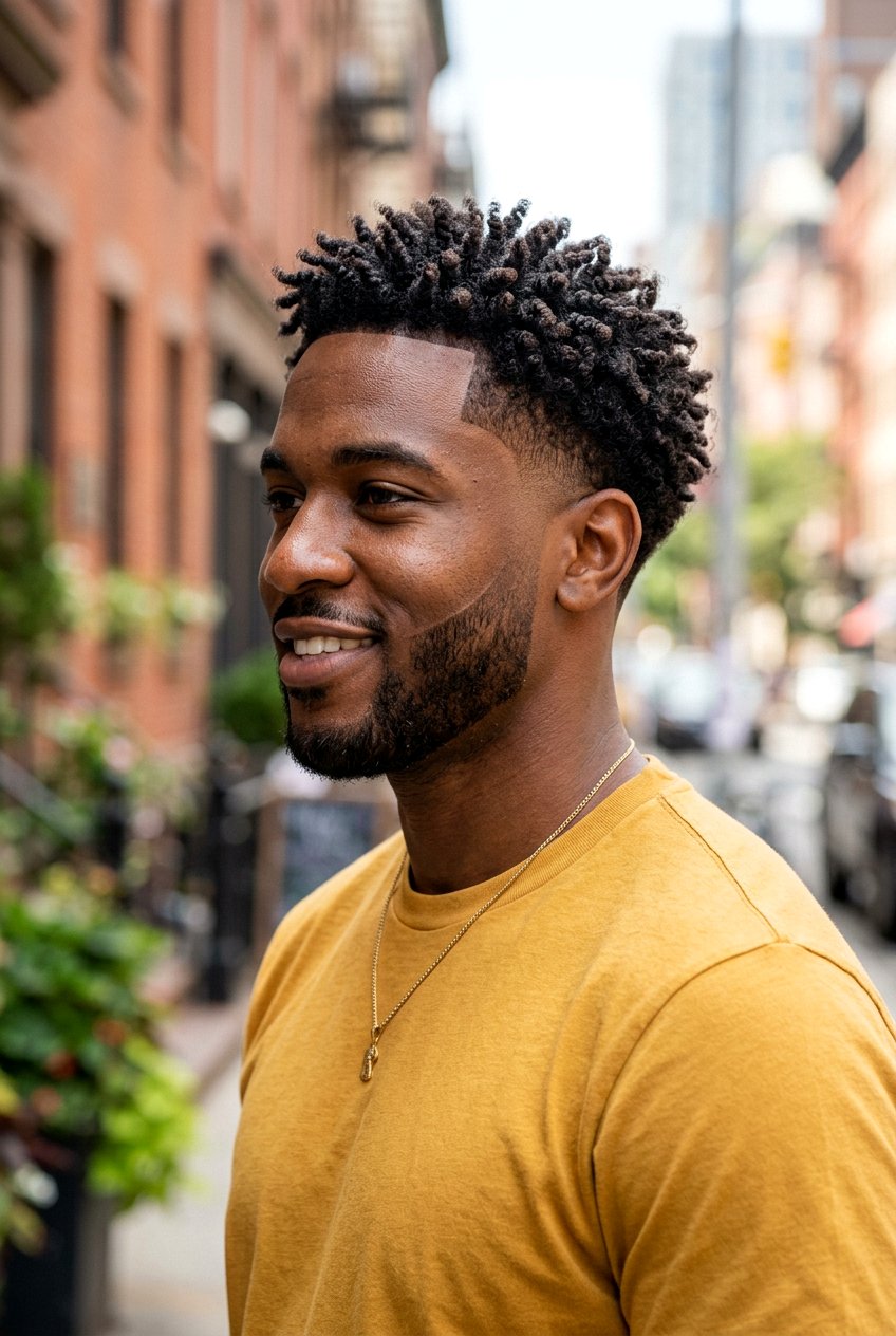 Sponge Twist Afro Taper With Line Up - 20 afro taper with line up - 20 afro taper with line up