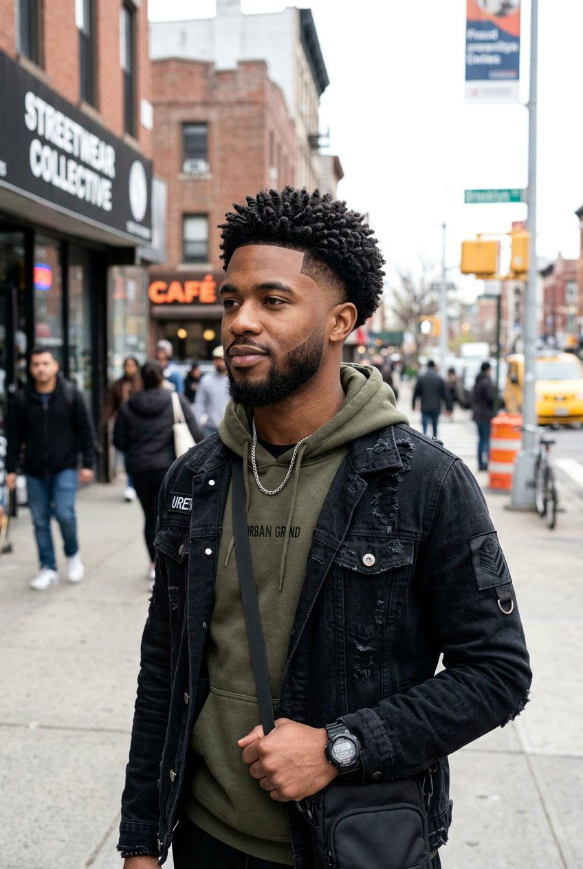 Sponge Twist Taper Afro Haircut - 20 taper afro haircut men - 20 taper afro haircut men