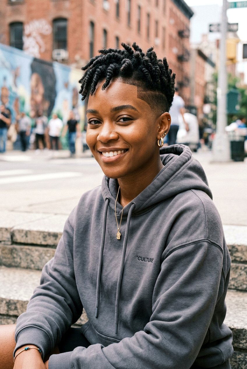 Sponge Twists - 20 black women natural hairstyle ideas - 20 black women natural hairstyle ideas