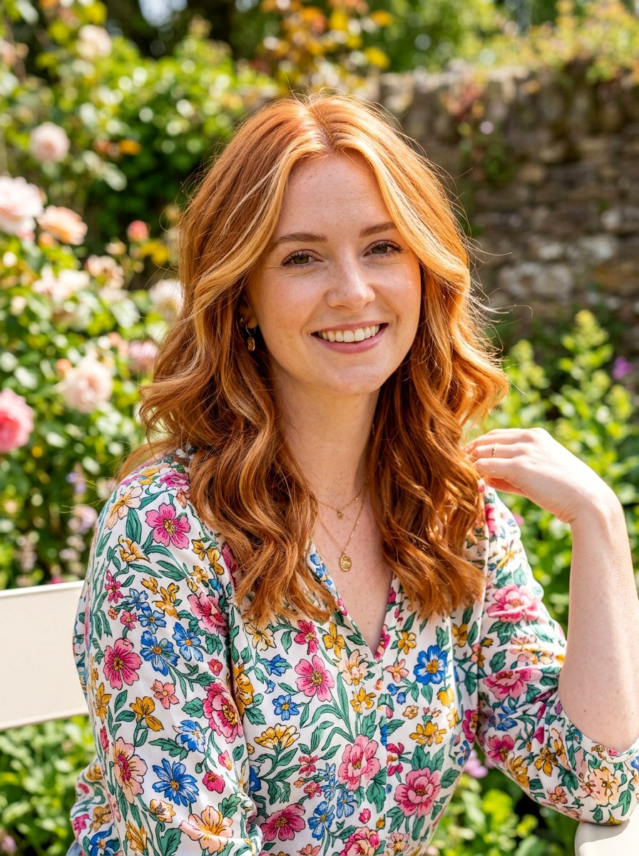 Spring Ginger Red Hair With Highlights - 20 seasonal hair color ideas for redheads - 20 seasonal hair color ideas for redheads