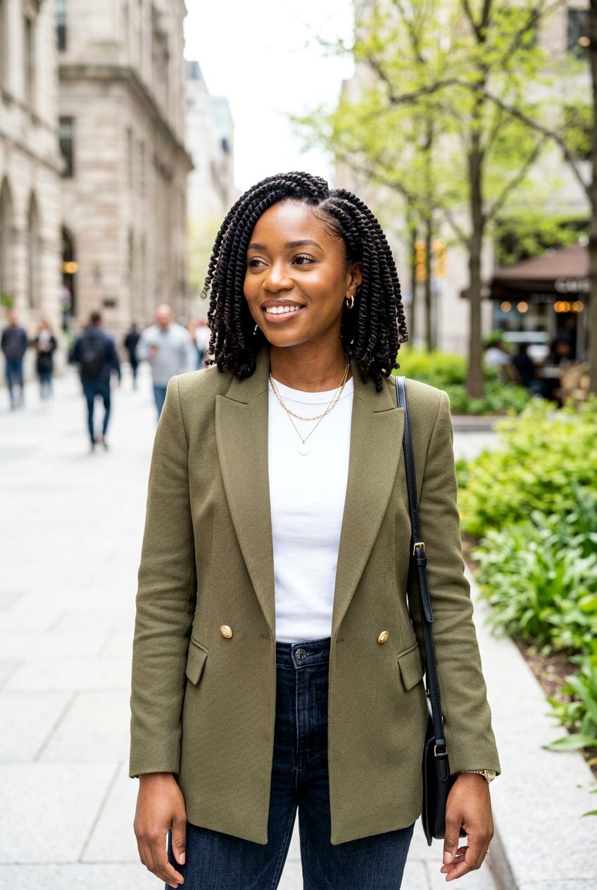 Spring Twist Bob - 20 black women spring twist ideas - 20 black women spring twist ideas