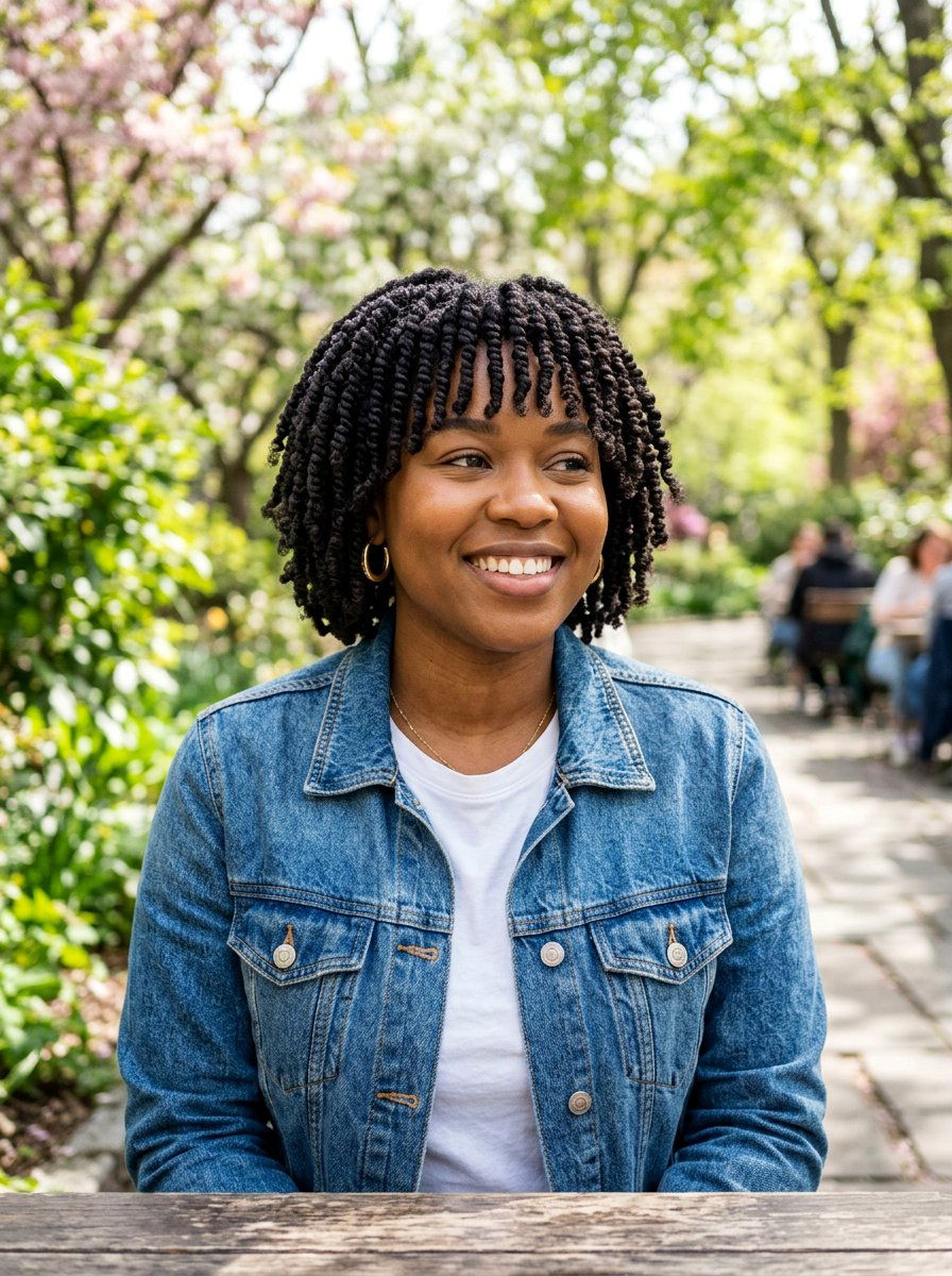 Spring Twist Bob With Bangs - 20 spring twists bob hairstyle - 20 spring twists bob hairstyle