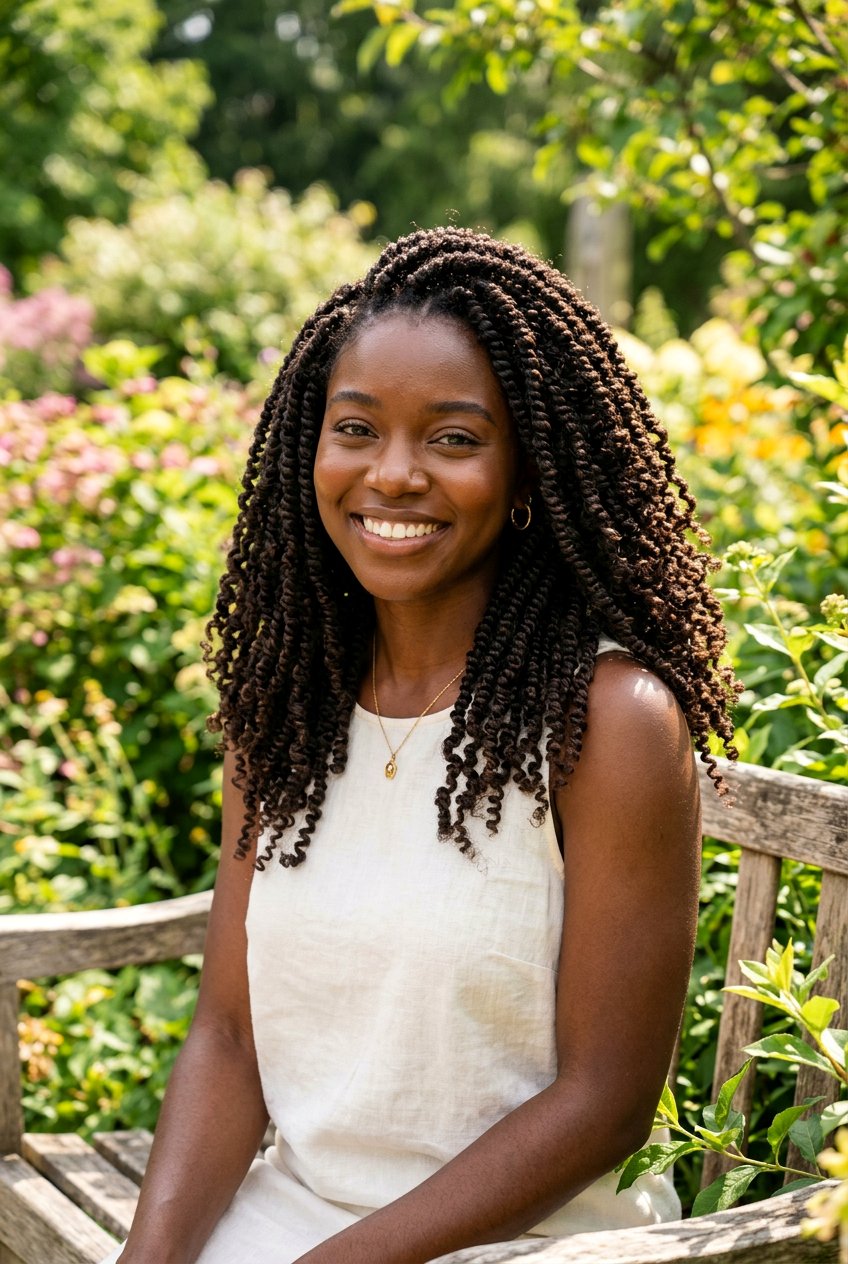 Spring Twists - 20 summer twist hairstyles for natural hair - 20 summer twist hairstyles for natural hair