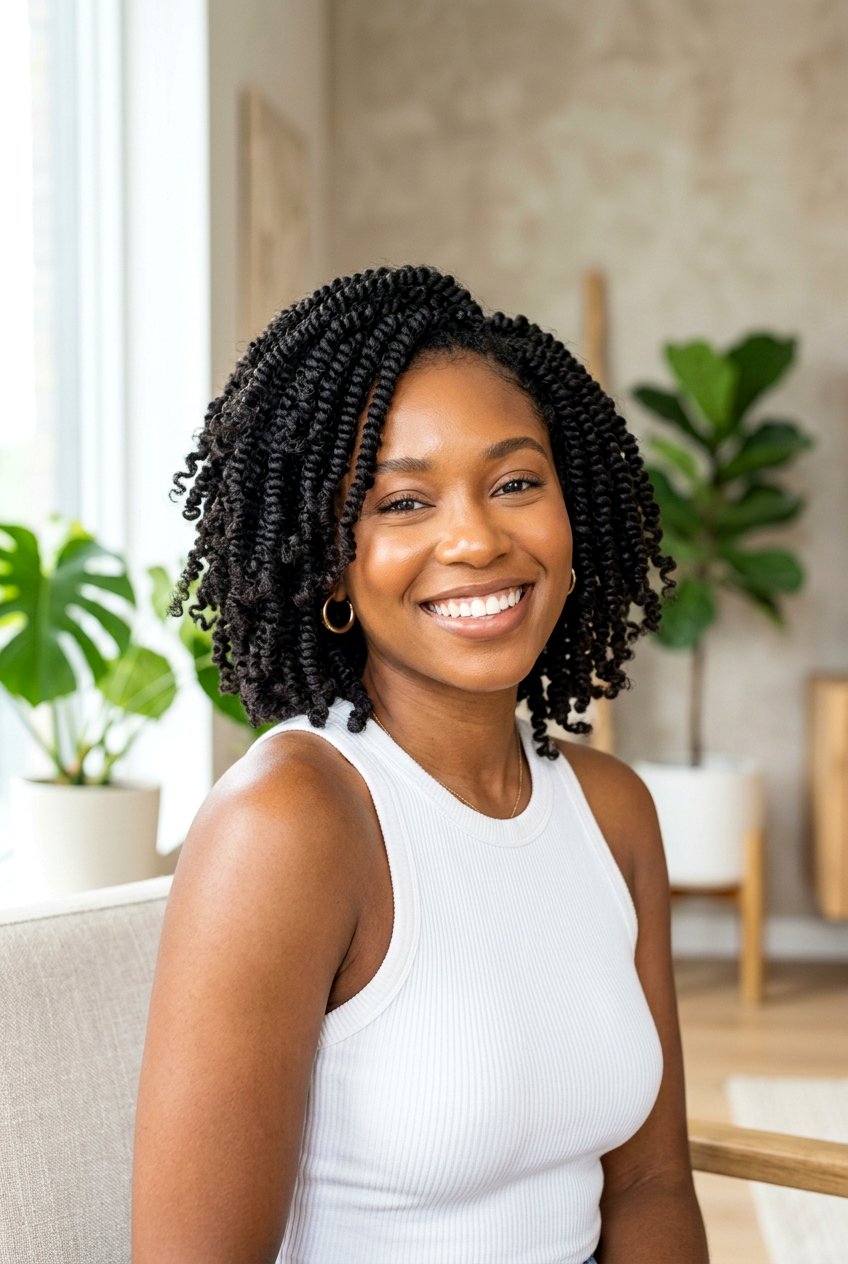 Spring twist - 20 twist hairstyles for black women - 20 twist hairstyles for black women