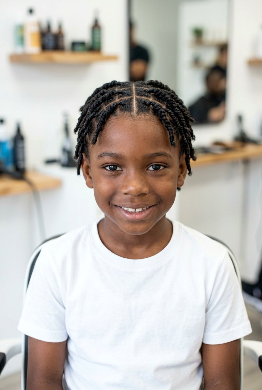 Square Part Starter Locs - 20 little boy starter locs - 20 little boy starter locs