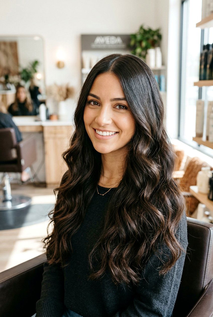 Stack perm loose waves long hair - 20 loose perm for long hair - 20 loose perm for long hair