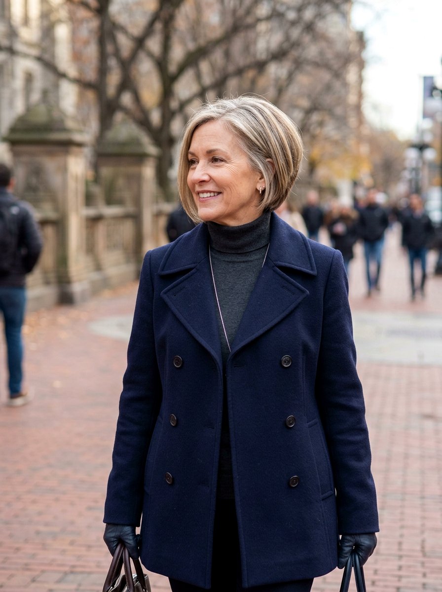 Stacked Bob - 20 easy hairstyle for mature women over 50 - 20 easy hairstyle for mature women over 50