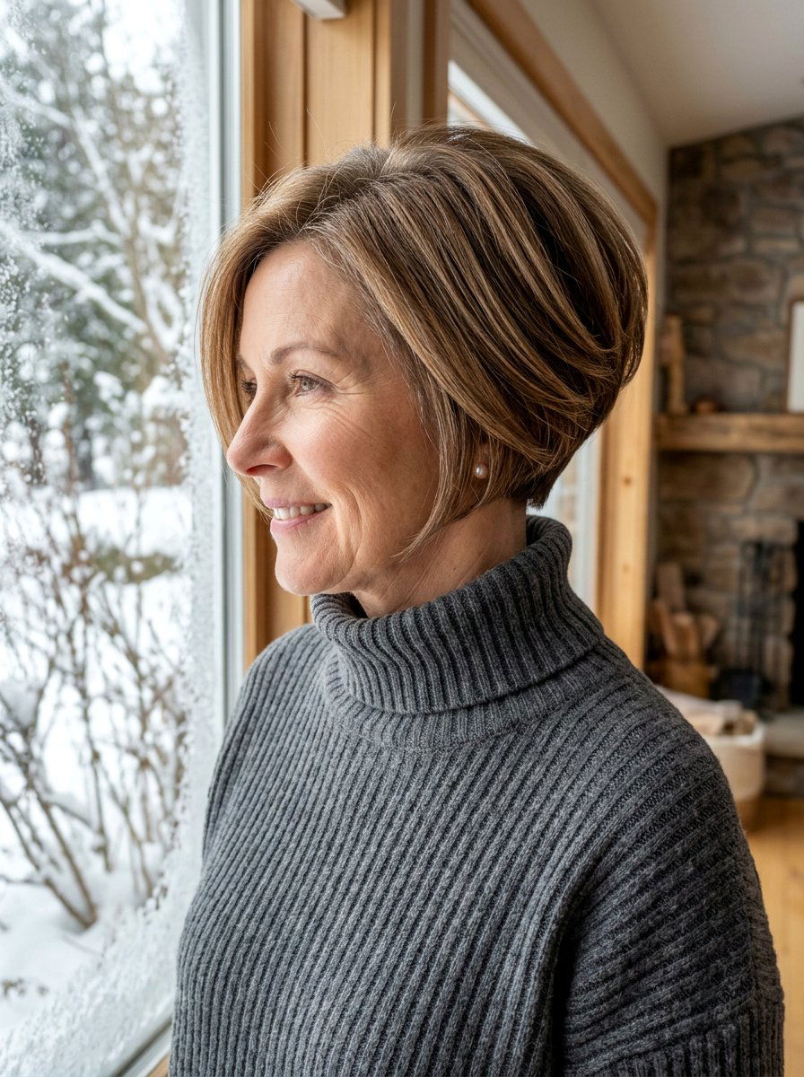 Stacked Bob Haircut - 20 elegant bob haircut for mature women - 20 elegant bob haircut for mature women