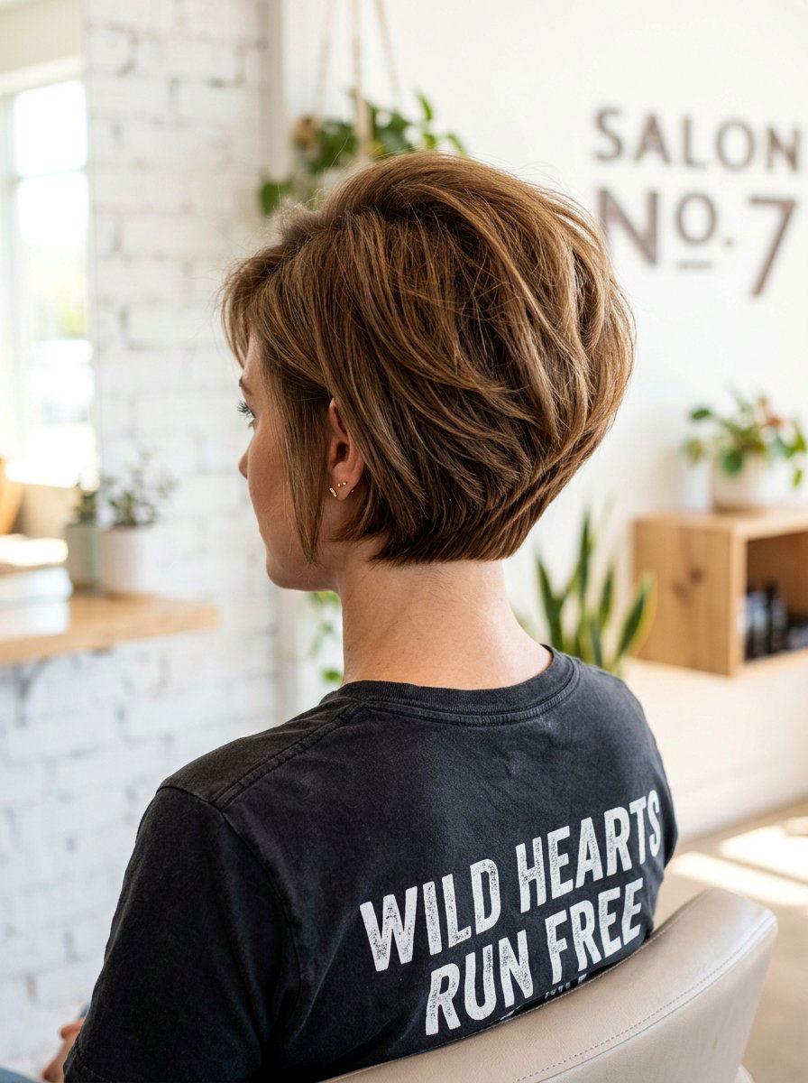 Stacked Bob Haircut - 20 haircut to fix bulky triangle bob - 20 haircut to fix bulky triangle bob