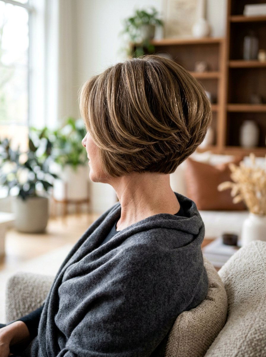 Stacked Bob Haircut - 20 polished haircut for mature women - 20 polished haircut for mature women