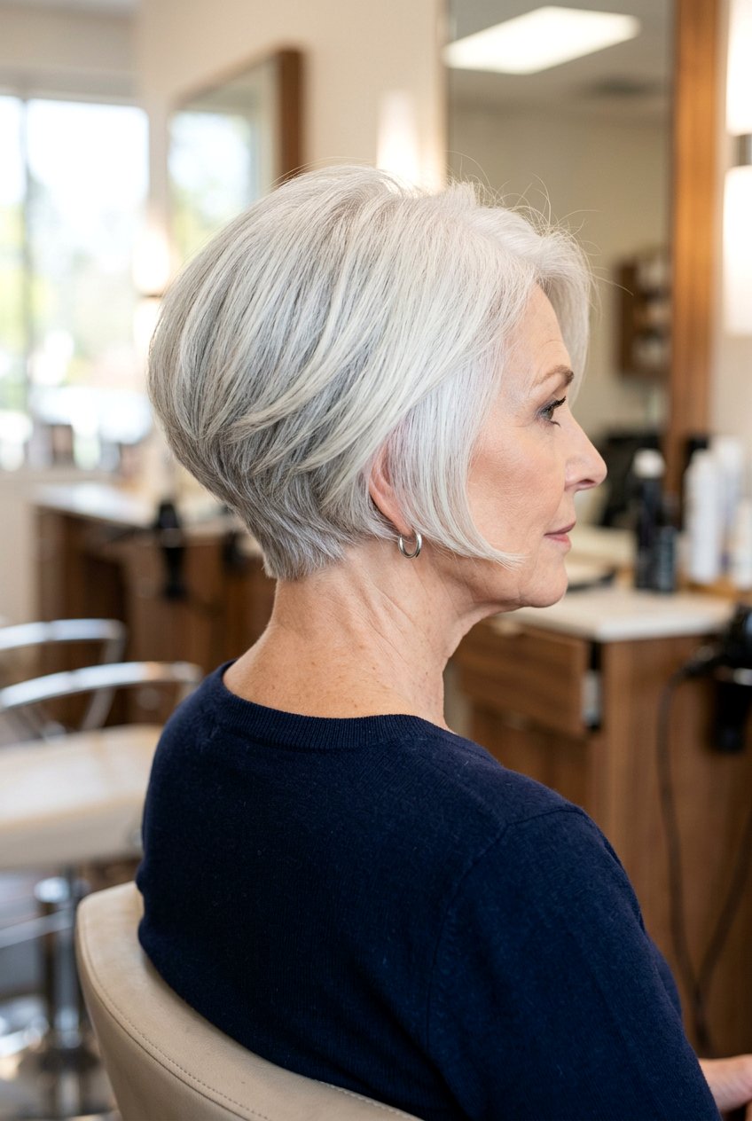 Stacked Bob Haircut - 20 classy bob haircuts for older women - 20 classy bob haircuts for older women