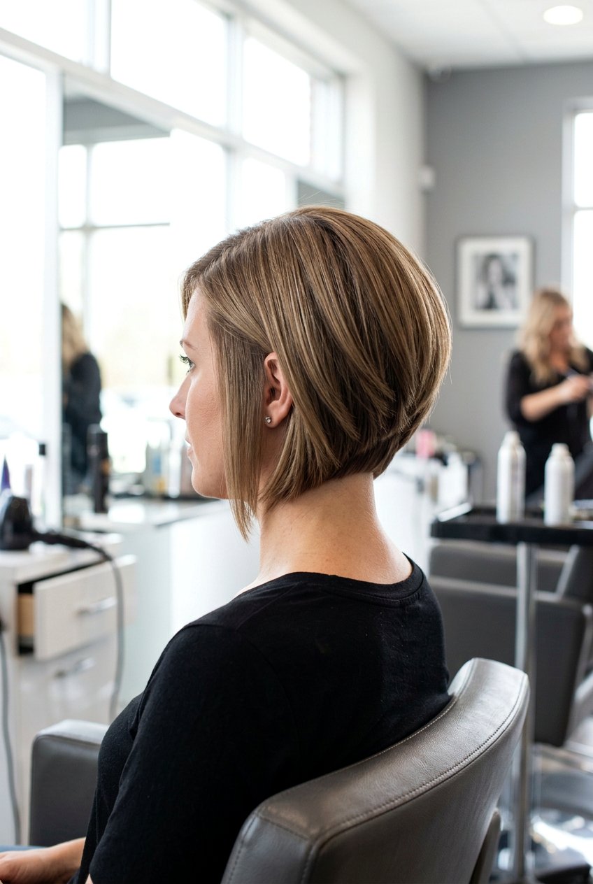 Stacked Bob Haircut - 20 short haircuts for fine hair - 20 short haircuts for fine hair