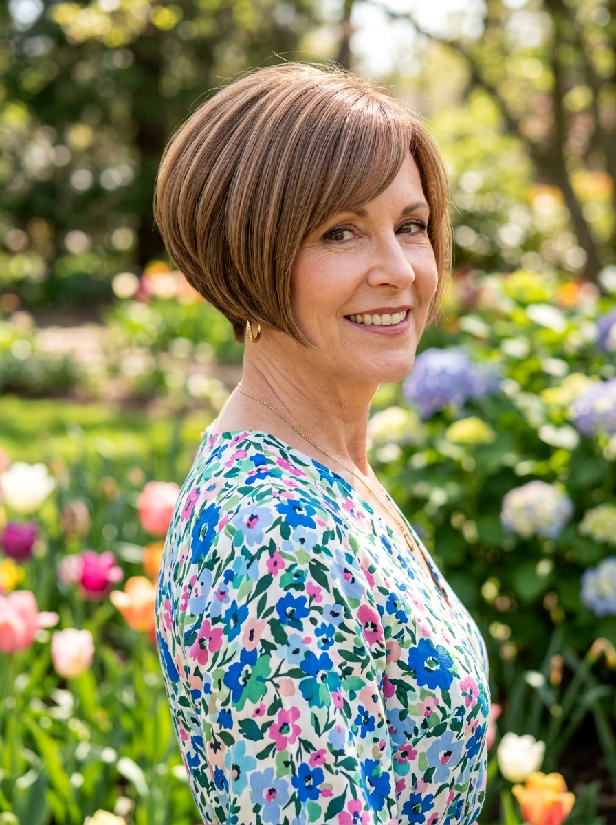 Stacked Bob Haircut For Fine Hair - 20 trending haircut ideas for mature women - 20 trending haircut ideas for mature women