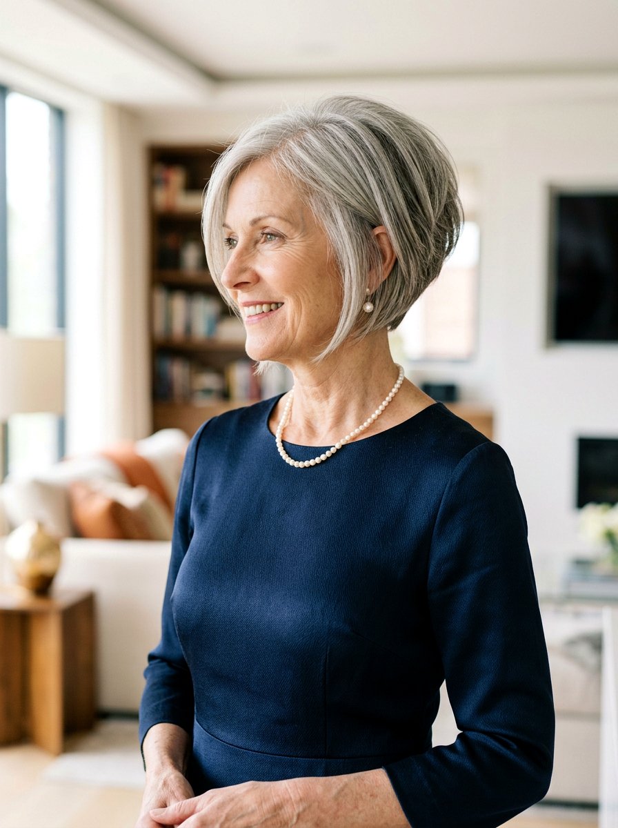 Stacked Bob Haircut For Older Women - 20 older women haircut ideas for thin hair - 20 older women haircut ideas for thin hair