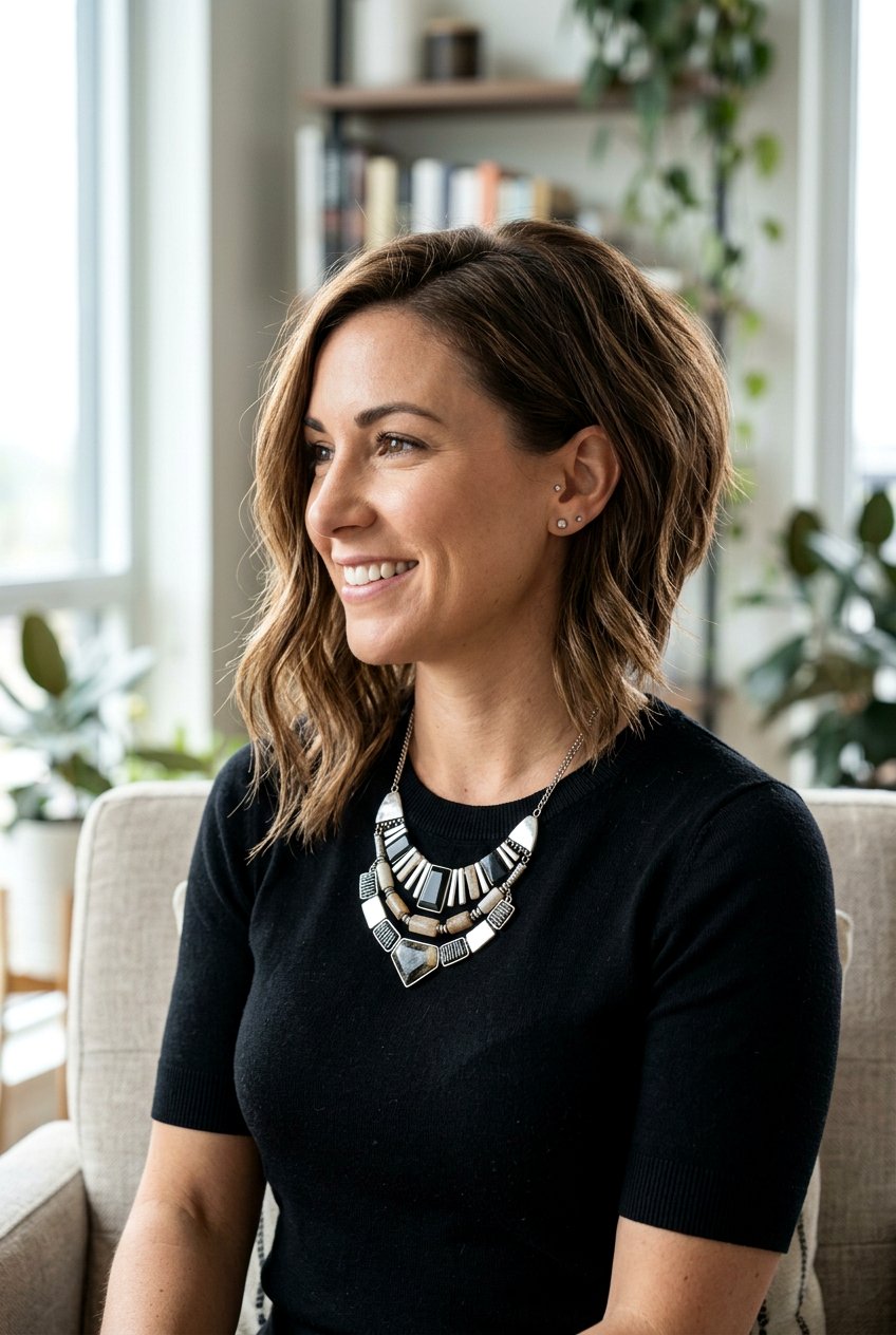 Stacked Bob Shoulder Length - 20 mature women shoulder length haircut ideas - 20 mature women shoulder length haircut ideas