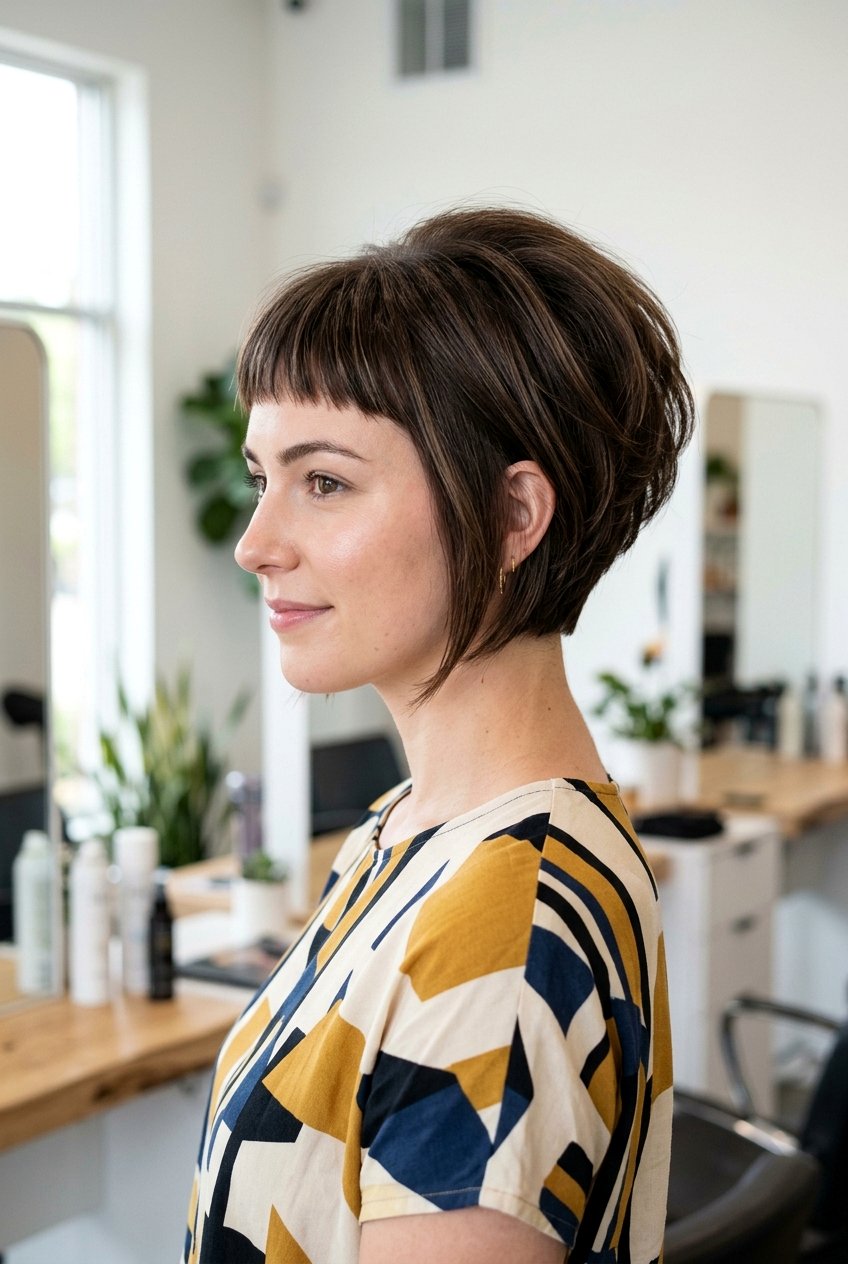 Stacked Bob With Bangs Fine Hair - 20 fine hair bob with layers and bangs - 20 fine hair bob with layers and bangs