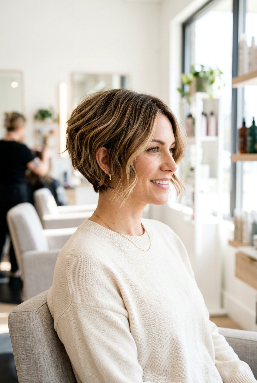 Stacked Bob With Layers - 20 trendy short hairstyles 2026 - 20 trendy short hairstyles 2026