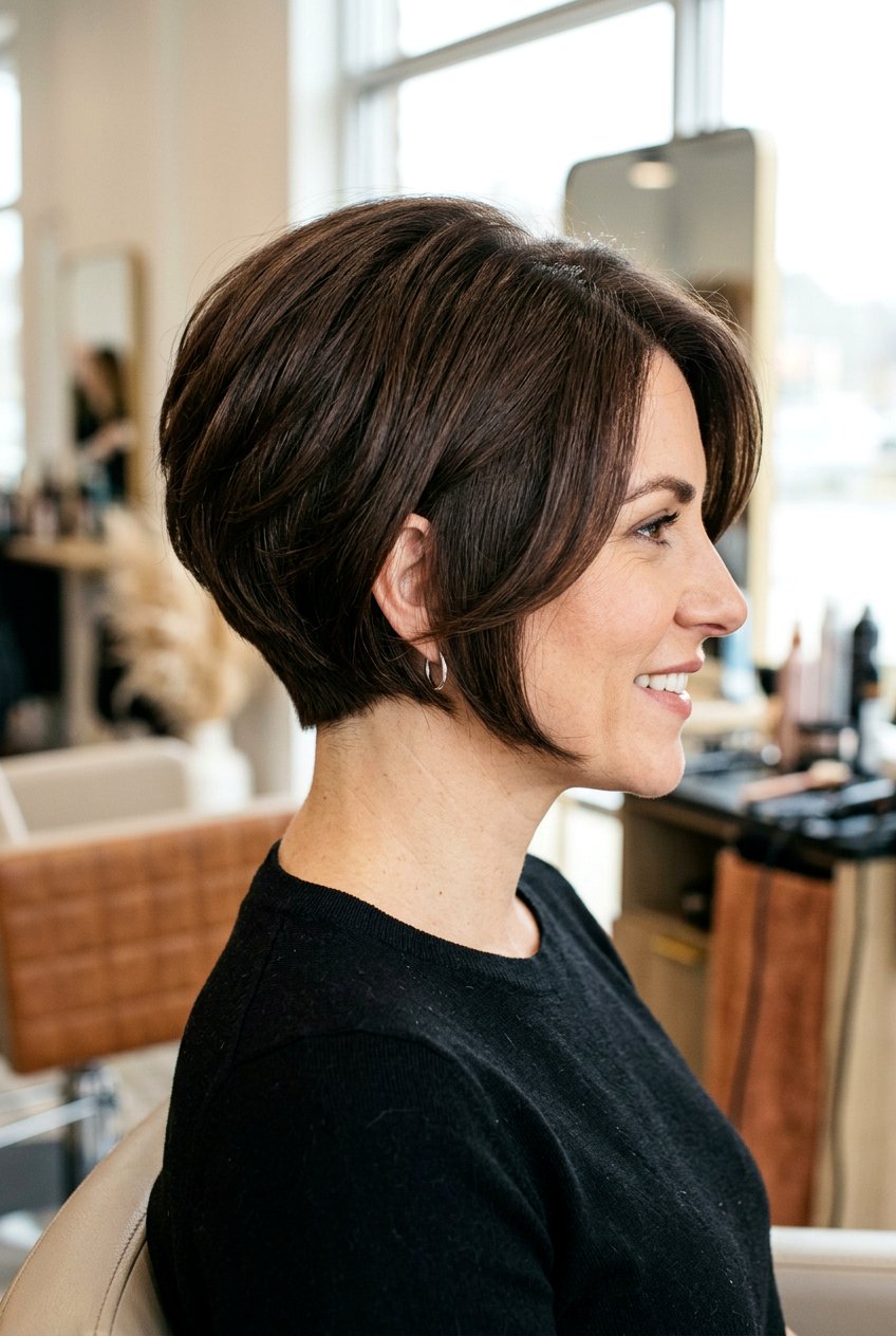 Stacked Bob With Layers For Thick Coarse Hair - 20 short layered haircut for thick coarse hair - 20 short layered haircut for thick coarse hair