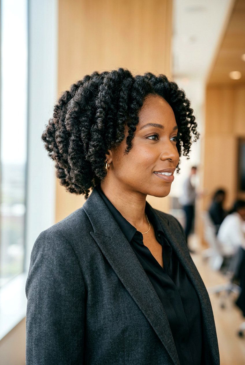 Stacked Braid Out Bob - 20 braid out bob hairstyle - 20 braid out bob hairstyle