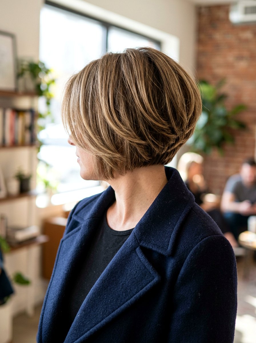 Stacked Chin Length Bob - 20 straight chin length bob for fine hair - 20 straight chin length bob for fine hair