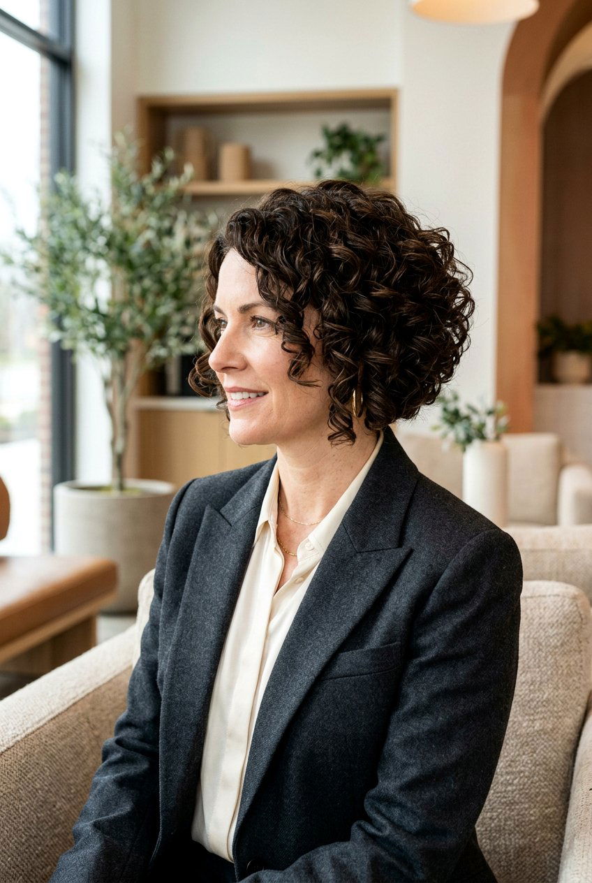 Stacked Curly Bob - 20 curly bob for thick frizzy hair - 20 curly bob for thick frizzy hair