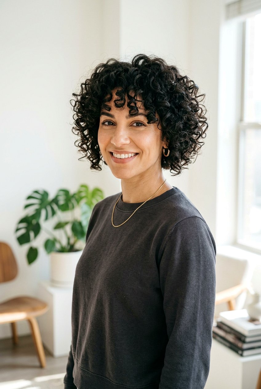 20 Most Flattering Curly Bob Hairstyles for Thick Curly Hair