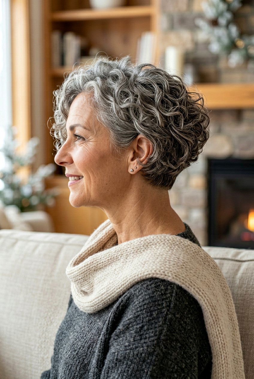 Stacked Curly Bob Haircut - 20 mature women curly haircut ideas - 20 mature women curly haircut ideas