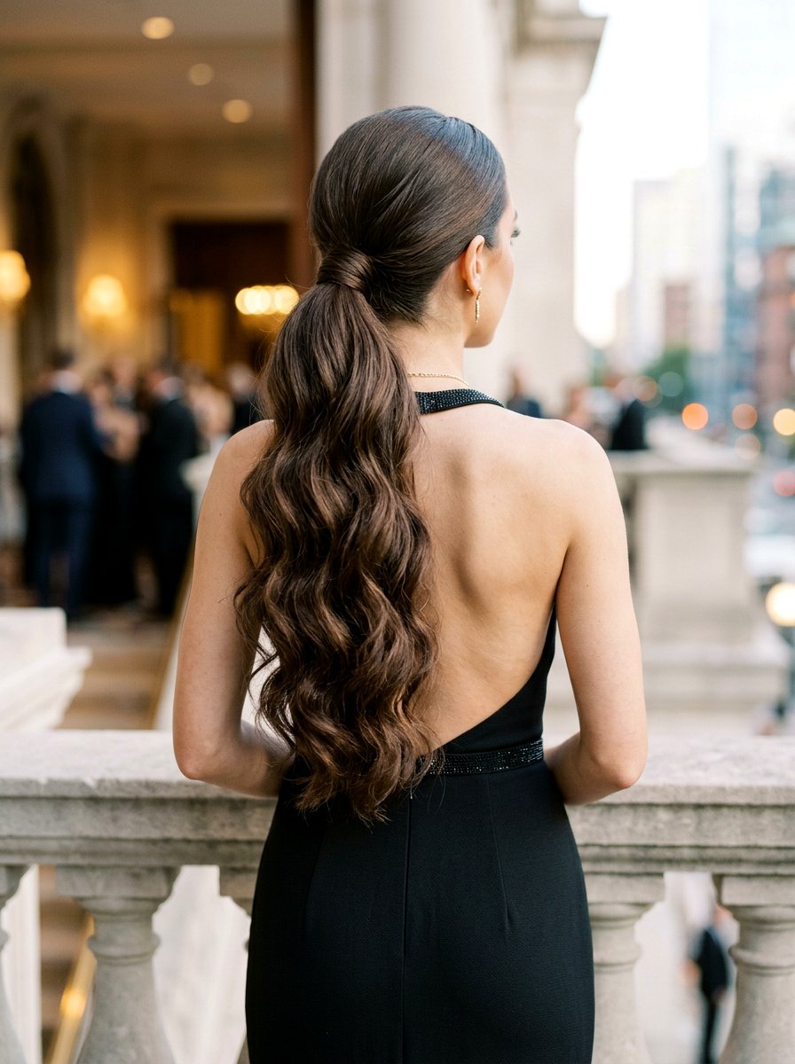 Stacked Double Ponytail With Seamless Blend - 20 soft glam hairstyle with ponytail - 20 soft glam hairstyle with ponytail