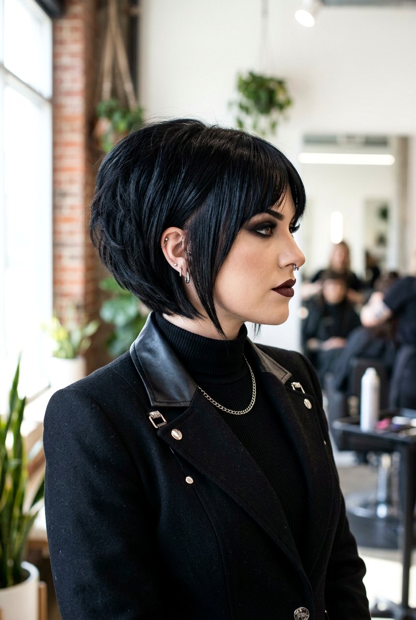 Stacked Goth Bob Haircut - 20 goth bob haircut - 20 goth bob haircut
