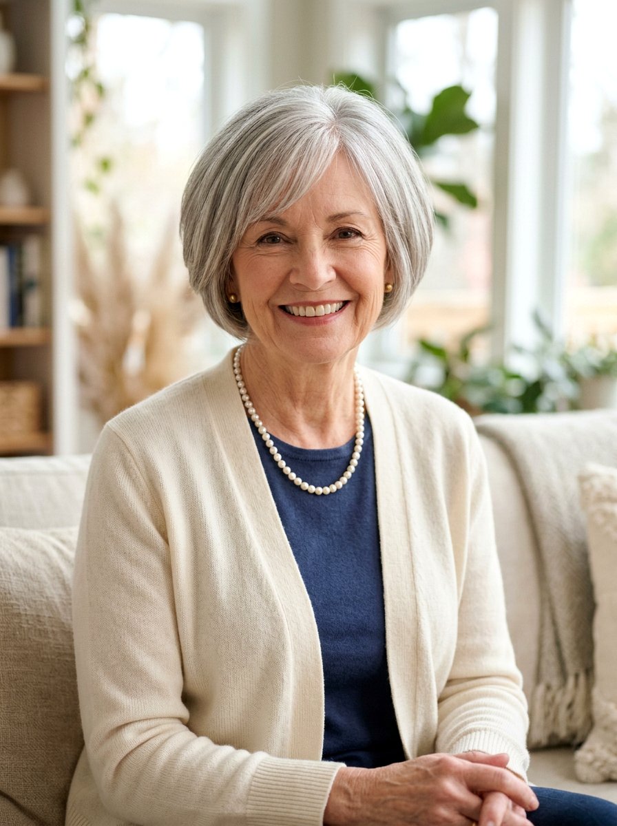 Stacked Layered Bob - 20 layered bob for women over 70 - 20 layered bob for women over 70