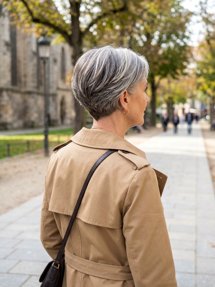 Stacked Layered Pixie Style - 20 soft cropped pixie for mature women - 20 soft cropped pixie for mature women