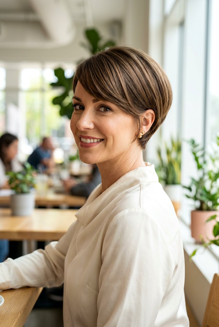 Stacked Pixie Bob with Side Swept Bangs - 20 pixie bob with side swept bangs - 20 pixie bob with side swept bangs