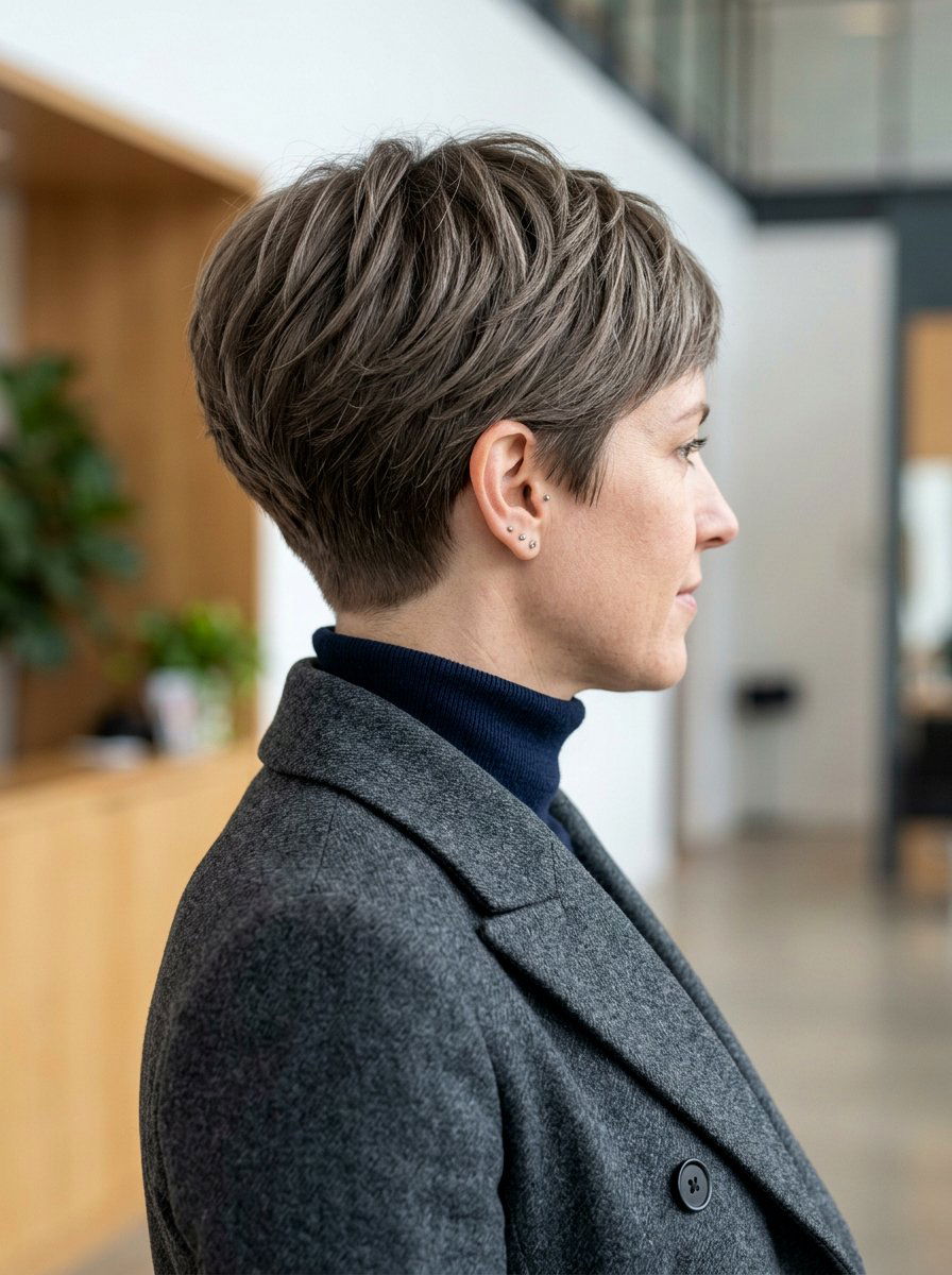 Stacked Pixie Haircut - 20 winter pixie haircut ideas - 20 winter pixie haircut ideas