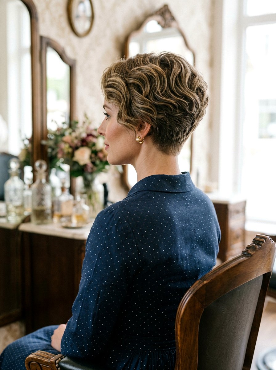 Stacked Wavy Pixie - 20 wavy pixie for fine hair women - 20 wavy pixie for fine hair women