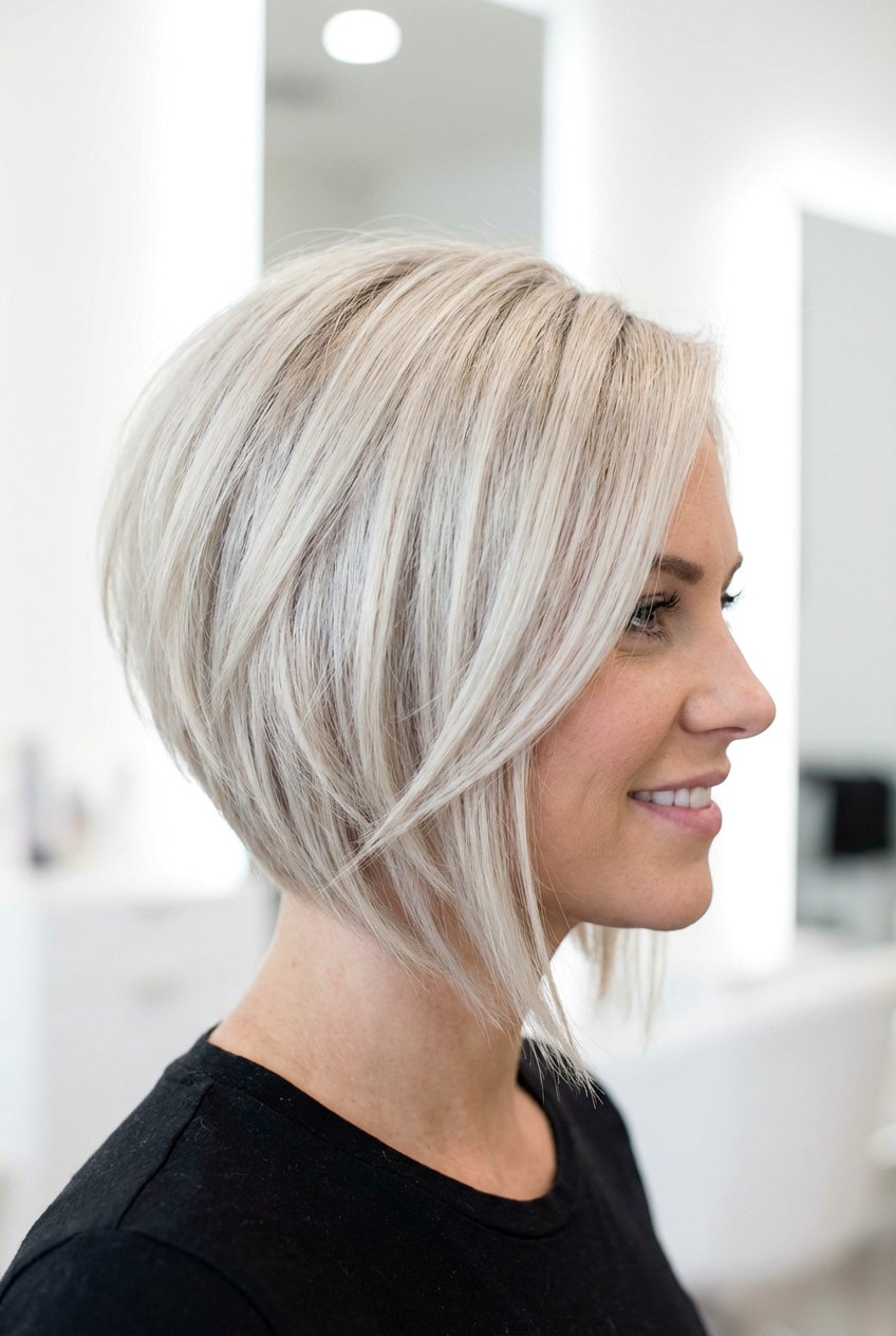 Stacked bob with layers - 20 short layered haircuts - 20 short layered haircuts