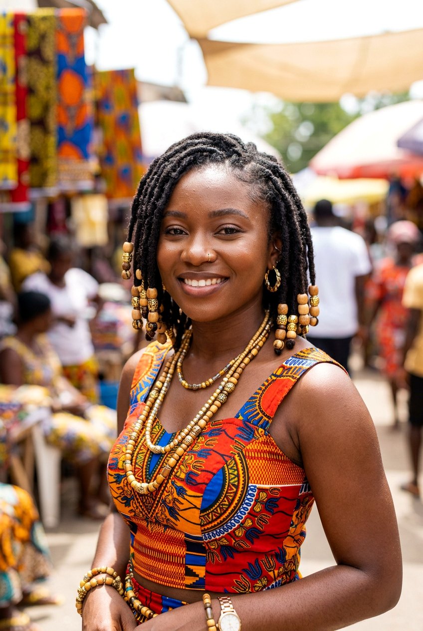 Starter Loc Bob With Beads - 20 starter loc bob styles - 20 starter loc bob styles