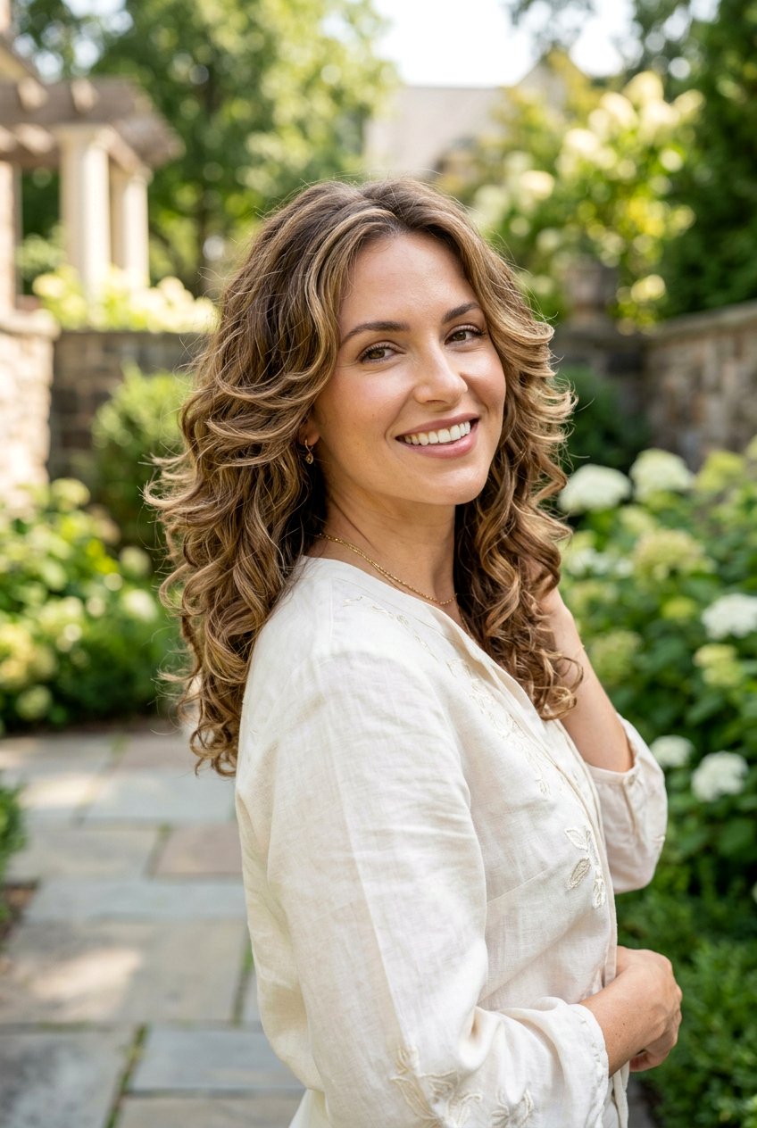 Step Haircut With Soft Curls For Medium Hair - 20 step haircut for medium hair - 20 step haircut for medium hair