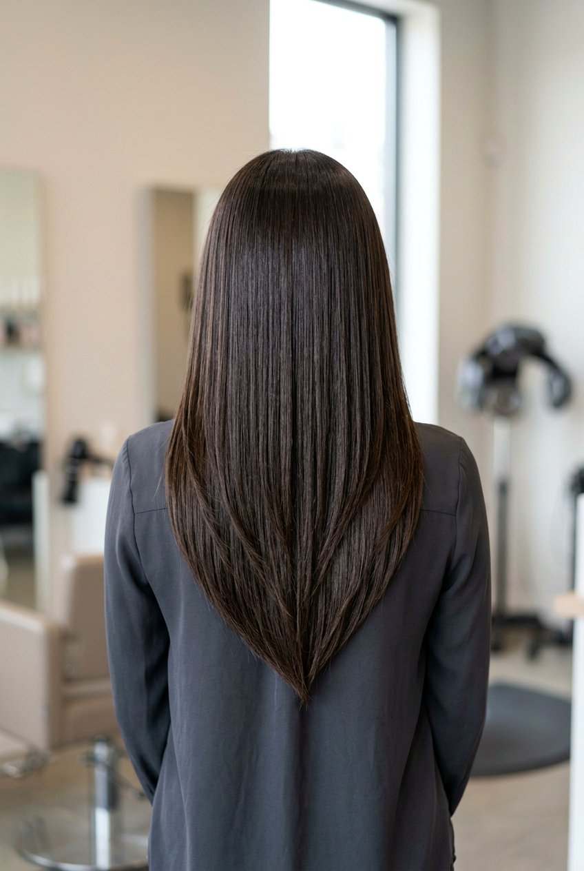 Step Haircut With V Shape Layers For Medium Hair - 20 step haircut for medium hair - 20 step haircut for medium hair