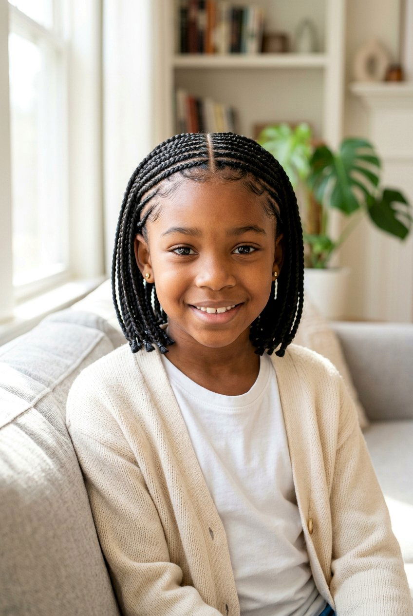 Stitch Braids Bob Length For Girls - 20 stitch braids for girls - 20 stitch braids for girls