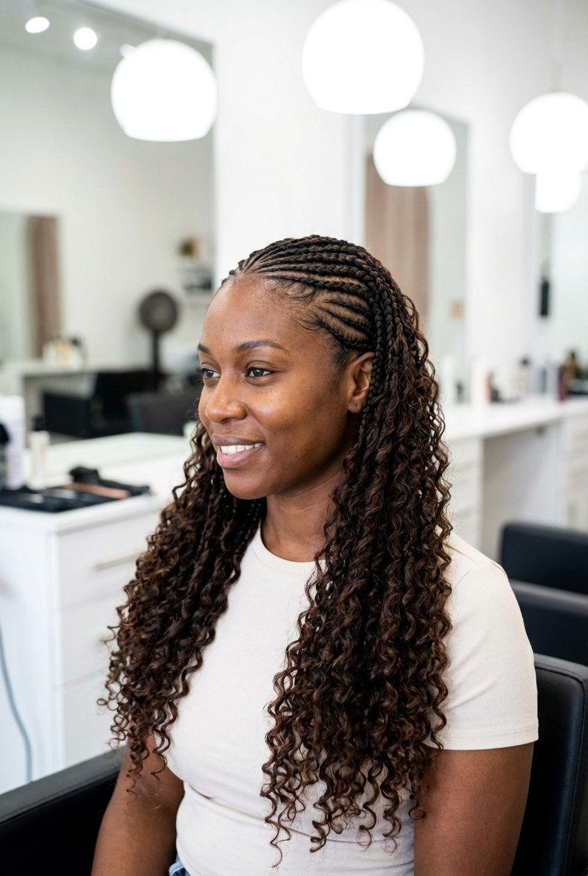 Stitch Braids Curly Ends - 20 stitch braids hairstyles - 20 stitch braids hairstyles