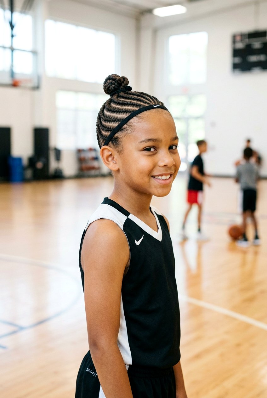 Stitch Braids Into Bun - 20 biracial boys braid styles - 20 biracial boys braid styles