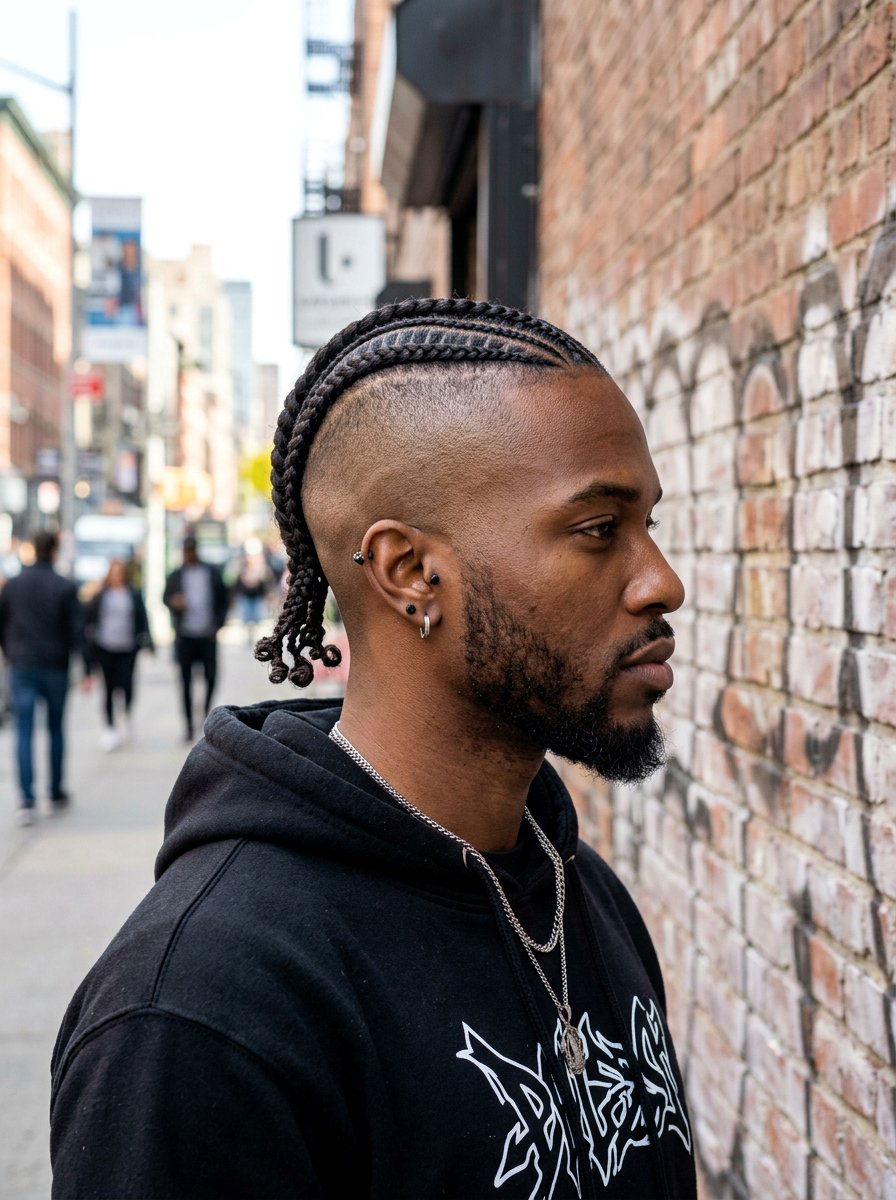 Stitch Braids Mohawk For Men - 20 stitch braids for men - 20 stitch braids for men