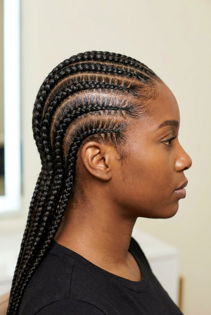 Stitch Braids Straight Back - 20 braided hairstyles for black women - 20 braided hairstyles for black women