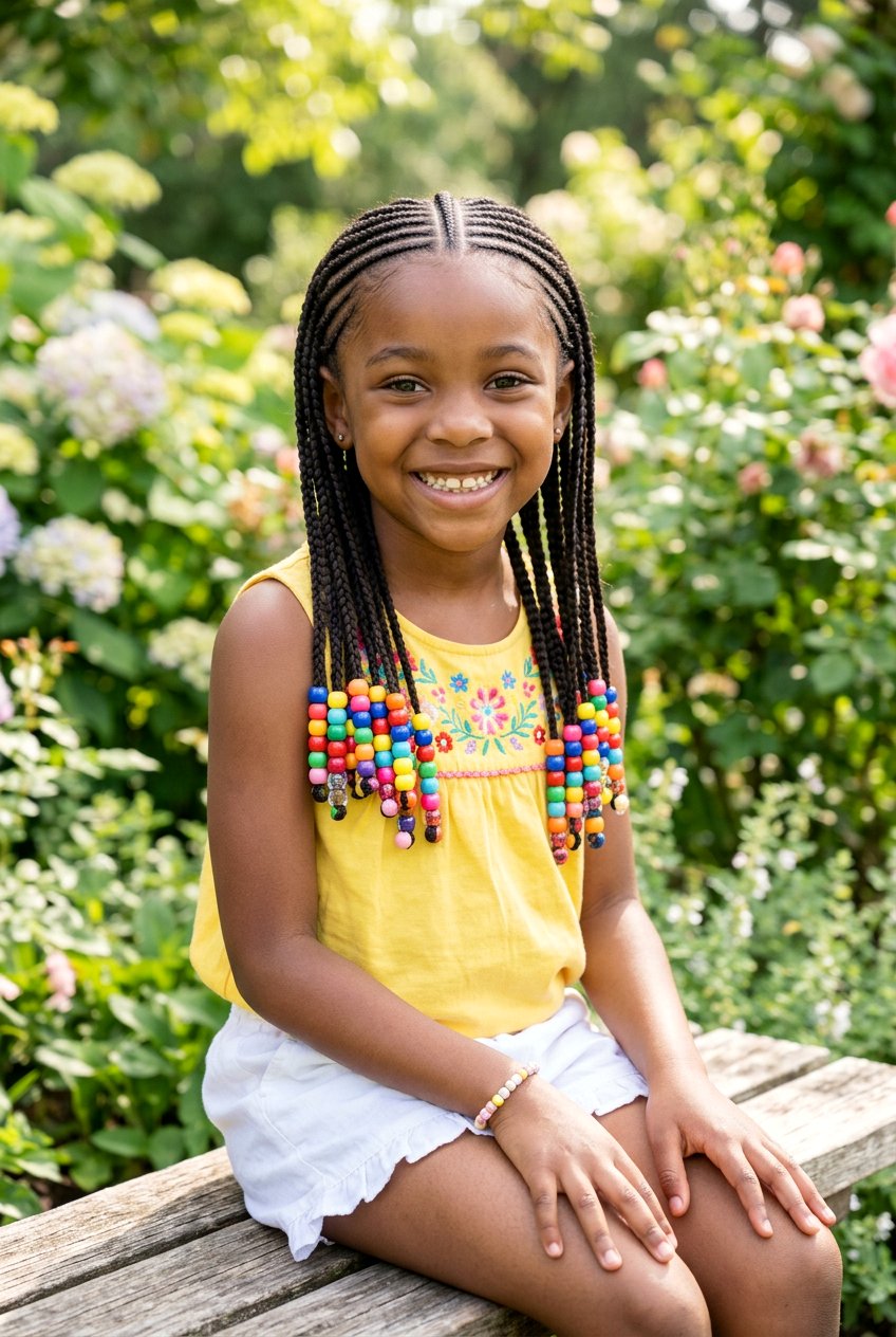 Stitch Braids With Beads For Girls - 20 stitch braids for girls - 20 stitch braids for girls