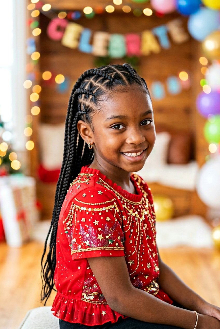 Stitch Braids With Star Parts For Girls - 20 stitch braids for girls - 20 stitch braids for girls