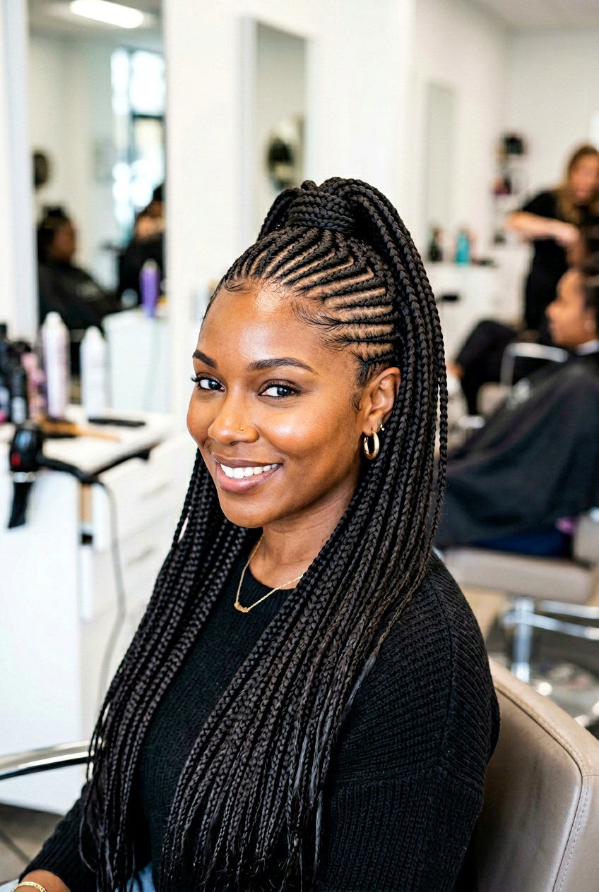 Stitch Mohawk Braid for Black Women - 20 soft mohawk braid hairstyle for black women - 20 soft mohawk braid hairstyle for black women